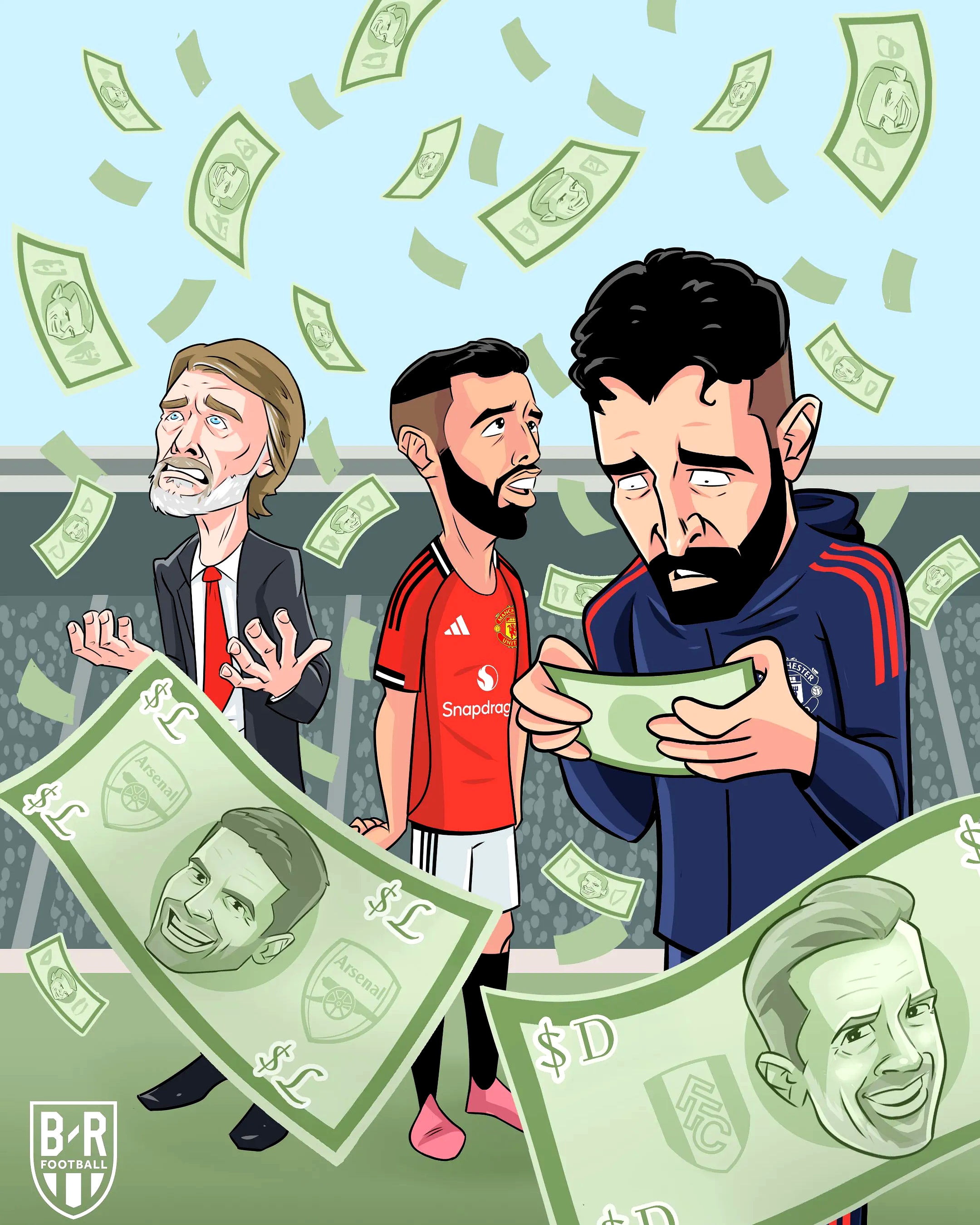 曼联半场逆转富勒姆，重回英超中游的简单介绍